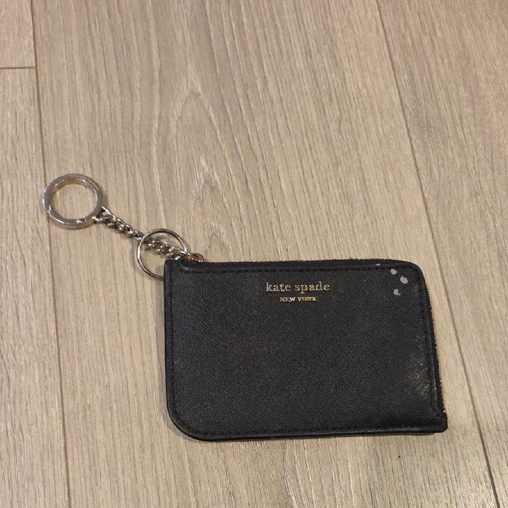 Kate Spade Black Keychain Wallet